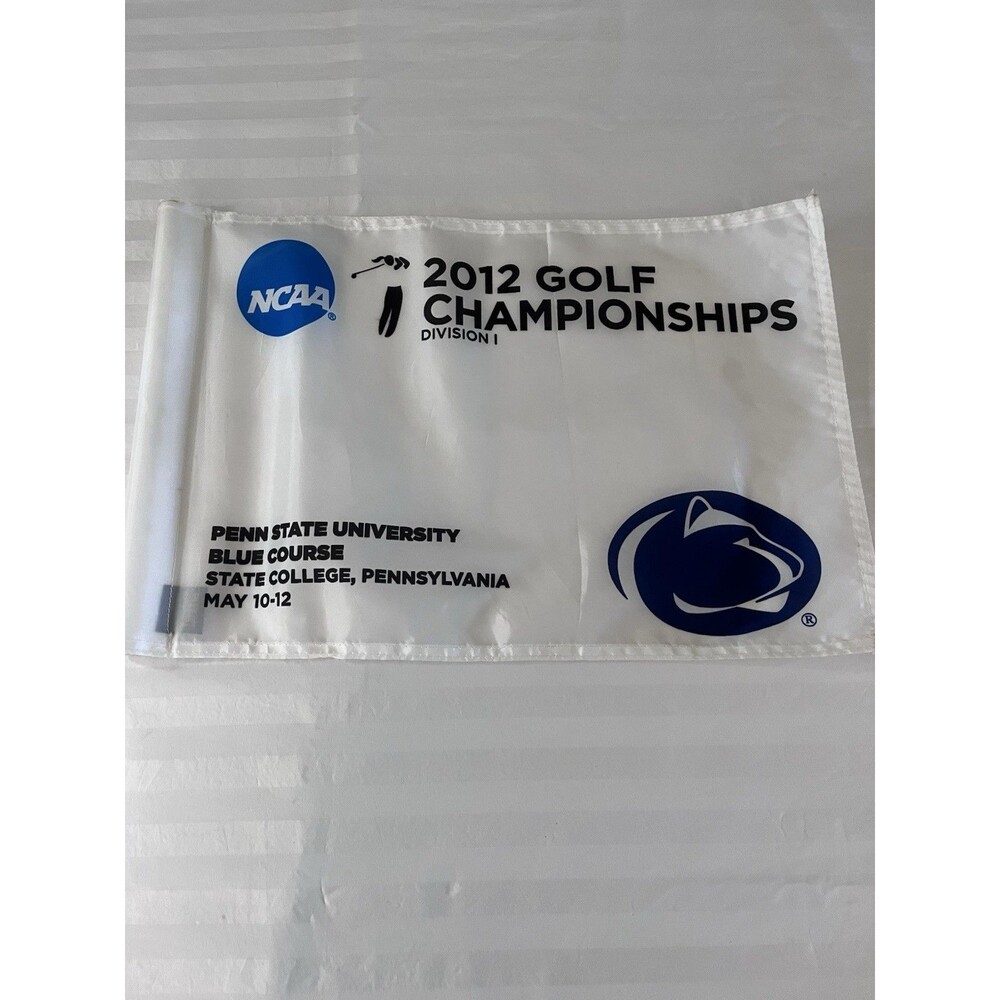 2012 NCAA Golf Championships Pin Flag Penn State University Blue Course Women